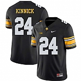 Iowa Hawkeyes 24 Nile Kinnick Black College Football Jersey Dzhi,baseball caps,new era cap wholesale,wholesale hats
